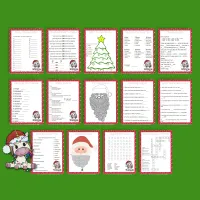 Unicorn - Christmas Printable Games Party Pack – Image 2