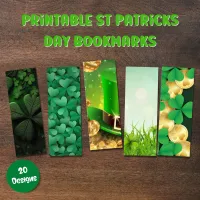 St Patrick's Day Bookmarks - 20 Bookmark Set – Image 1