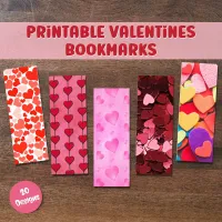 Valentine's Bookmarks - 20 Bookmark Set – Image 1
