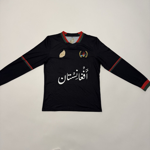 Afghanistan Long Sleeve Jersey - Black – Image 1