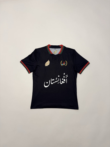 Afghanistan Short Sleeve Jersey - Black – Image 1