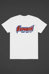  JuiceBuilt × Sumbih Collab Tee – Retro White – Image 1