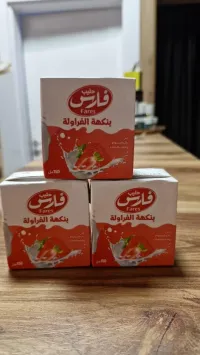 حليب الفارس نكهات – نكهة الفراولة