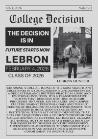 College Decision Newspaper – Image 1