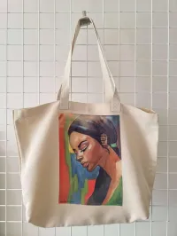Quiet Reflection Girl Tote – Image 1