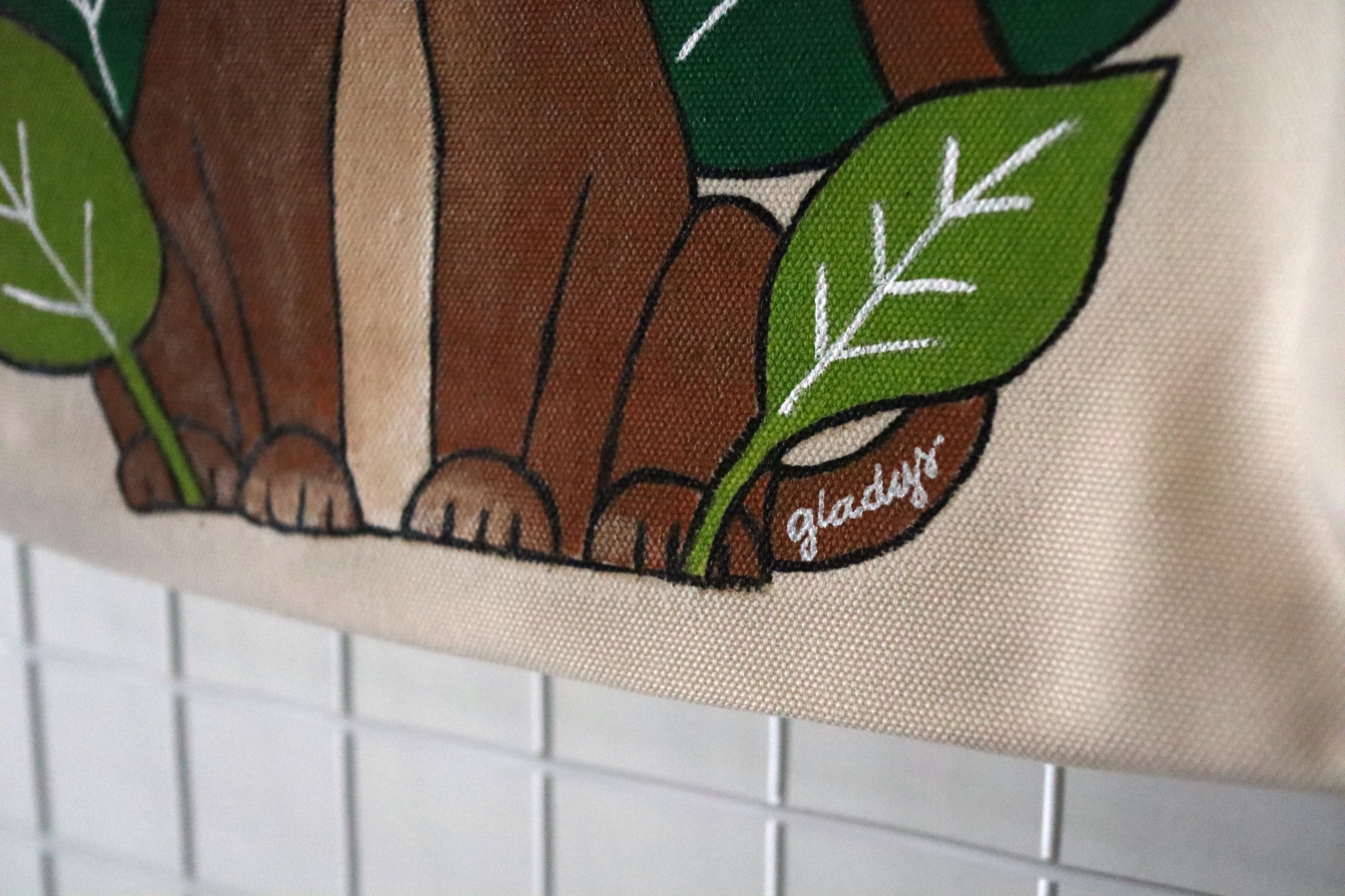 Brown Dog in Garden Tote – Image 3