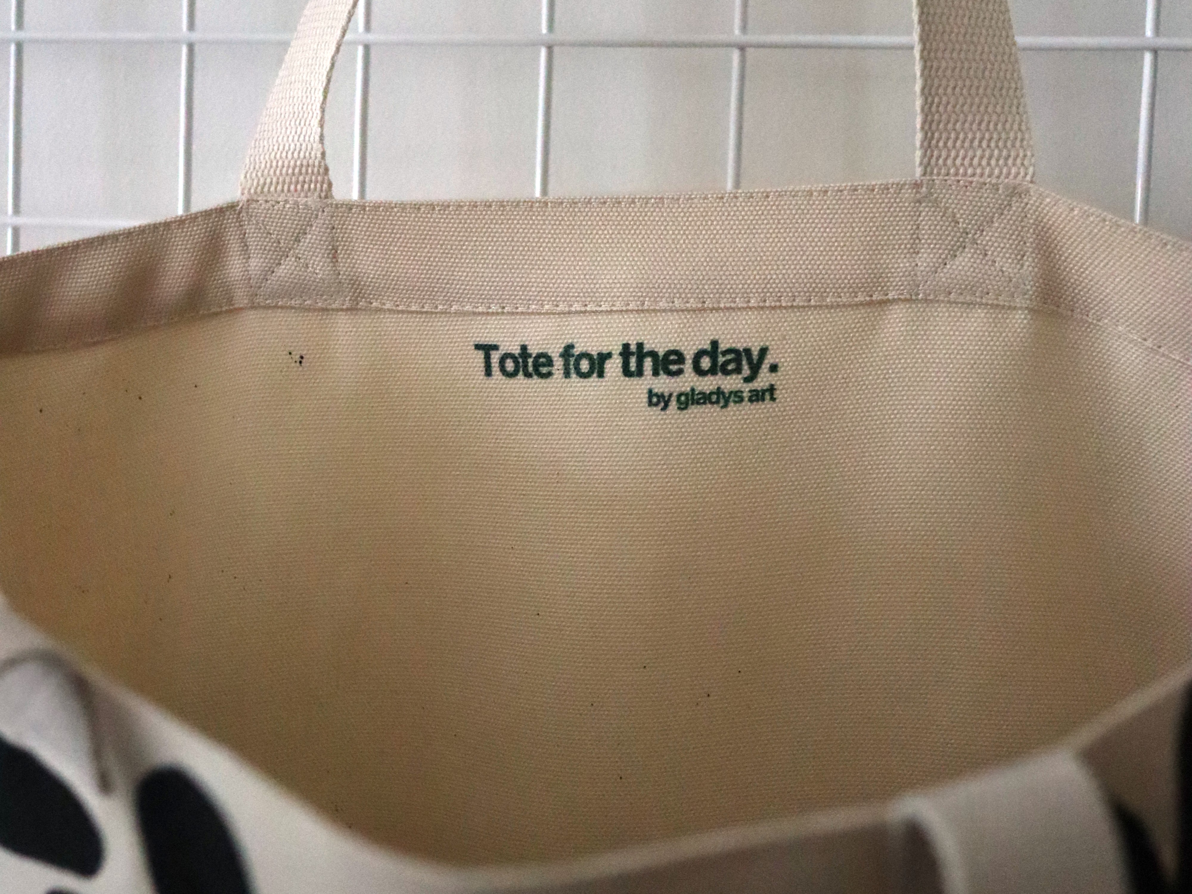 Black and Yellow Flower Tote II – Image 2