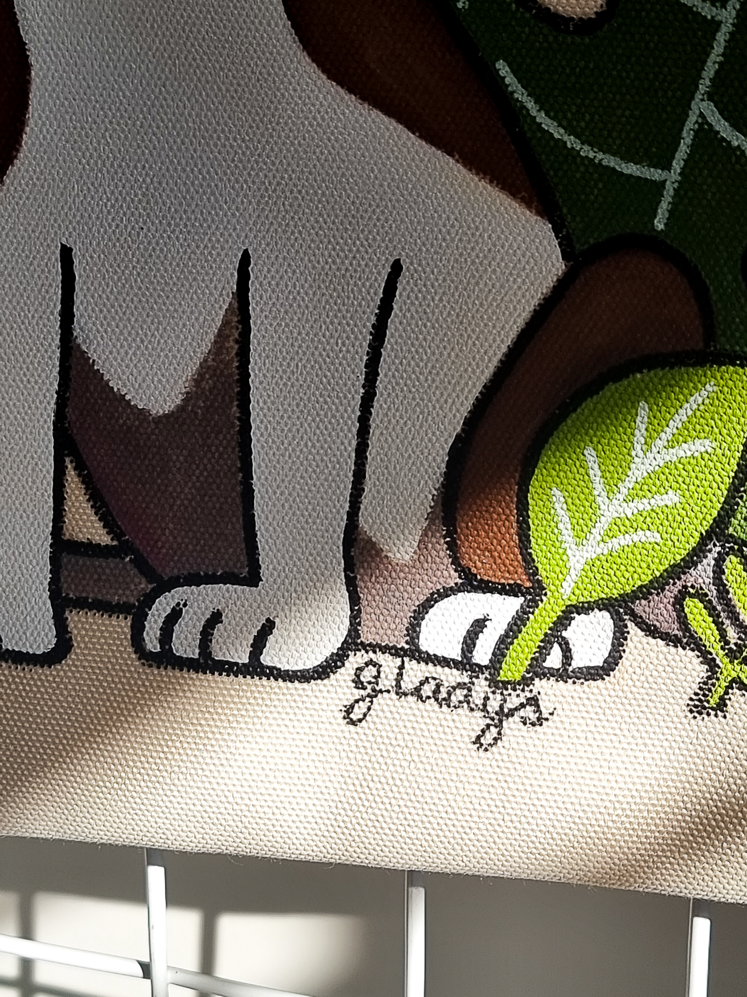 Brown and White Dog in Garden Tote II – Image 3