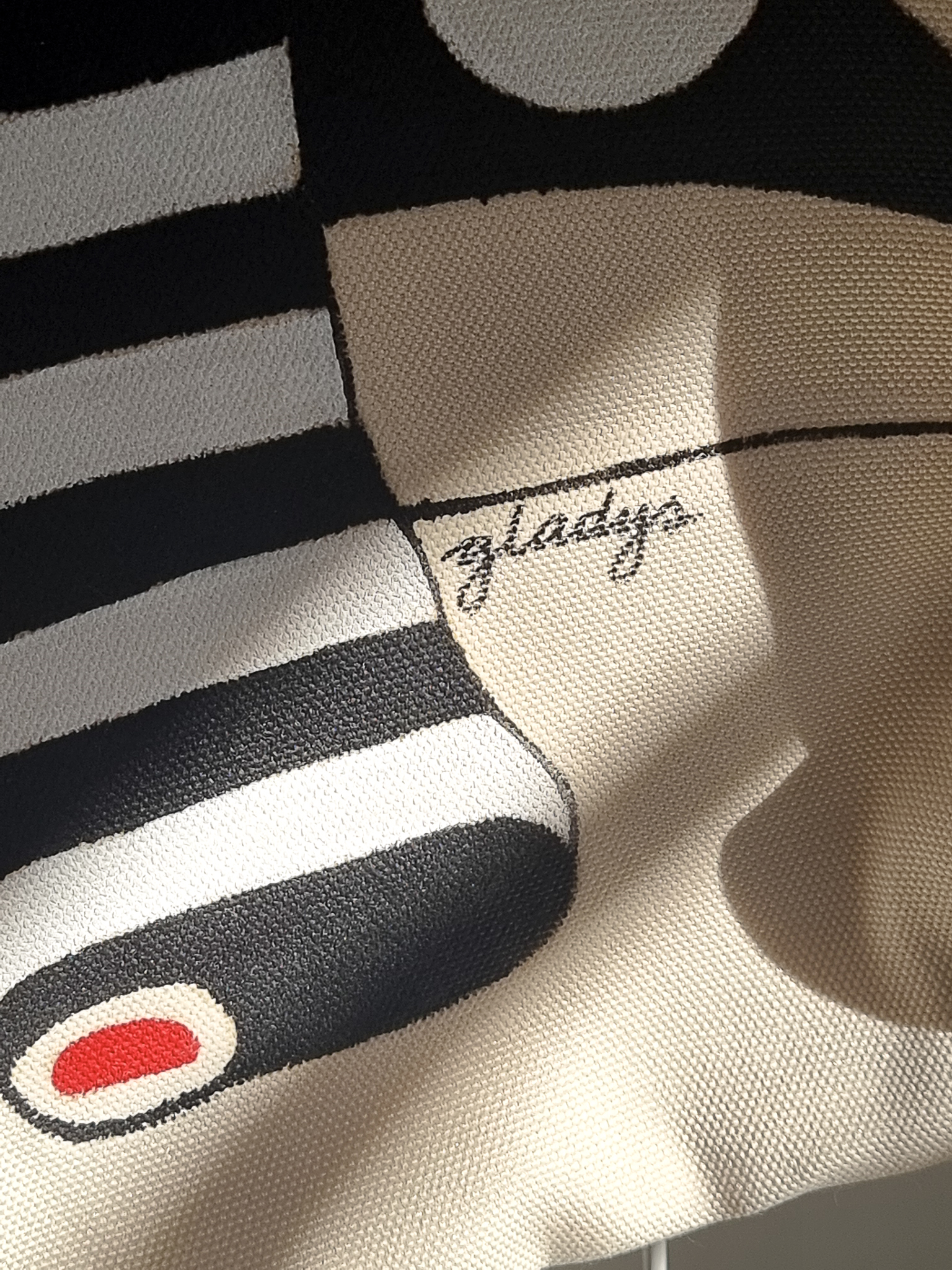 Black Cat and Striped Socks Tote – Image 4