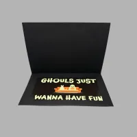 Ghouls Just Wanna Have Fun Glow-in-the-Dark Print w/Envelope – Image 1