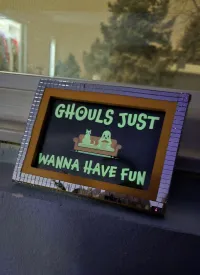 Ghouls Just Wanna Have Fun Glow-in-the-Dark Print w/Envelope – Image 4