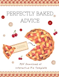 🍒 Perfectly Baked Advice – Free Printable Interactive Pie Template – Image 1