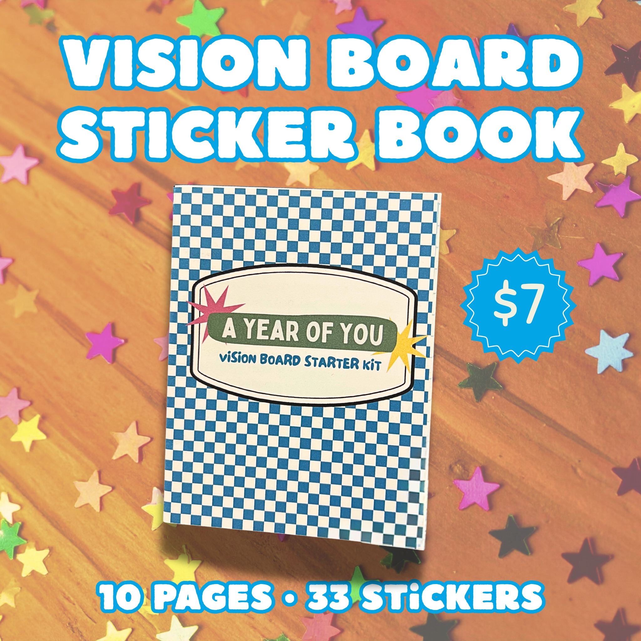 Vision Board Mini Sticker Book – Image 1