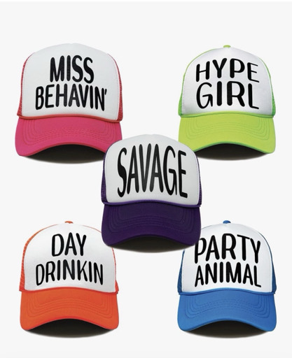 Trucker Cap Bundle With Custom Text – Image 1