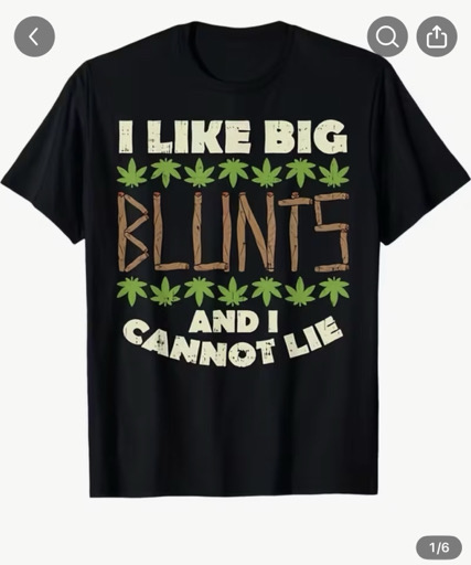 Big Blunts Mary Jane Leaf Shirt  – Image 1