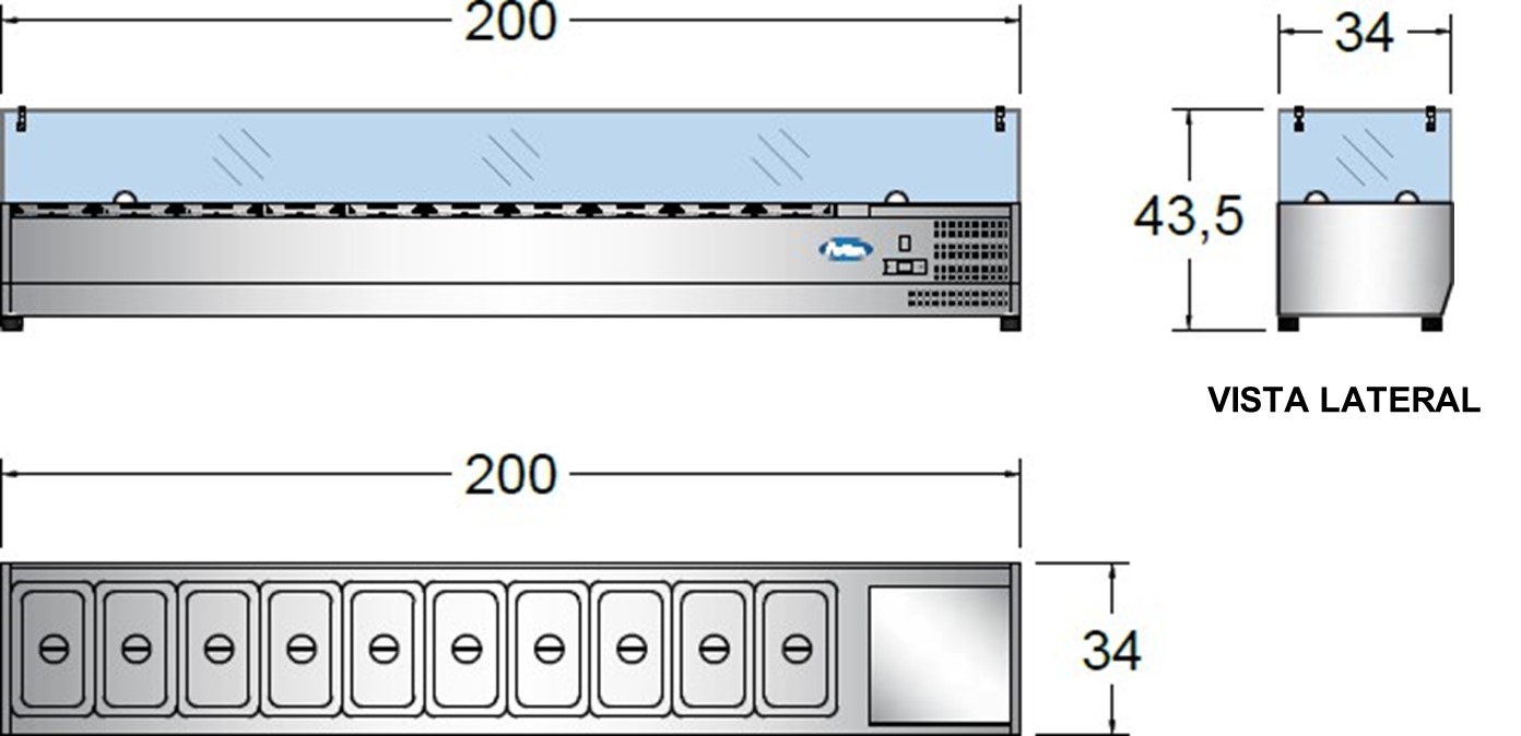 DISPLAY REFRIGERADO DE 140CM, 150CM Y 200CM – Image 3