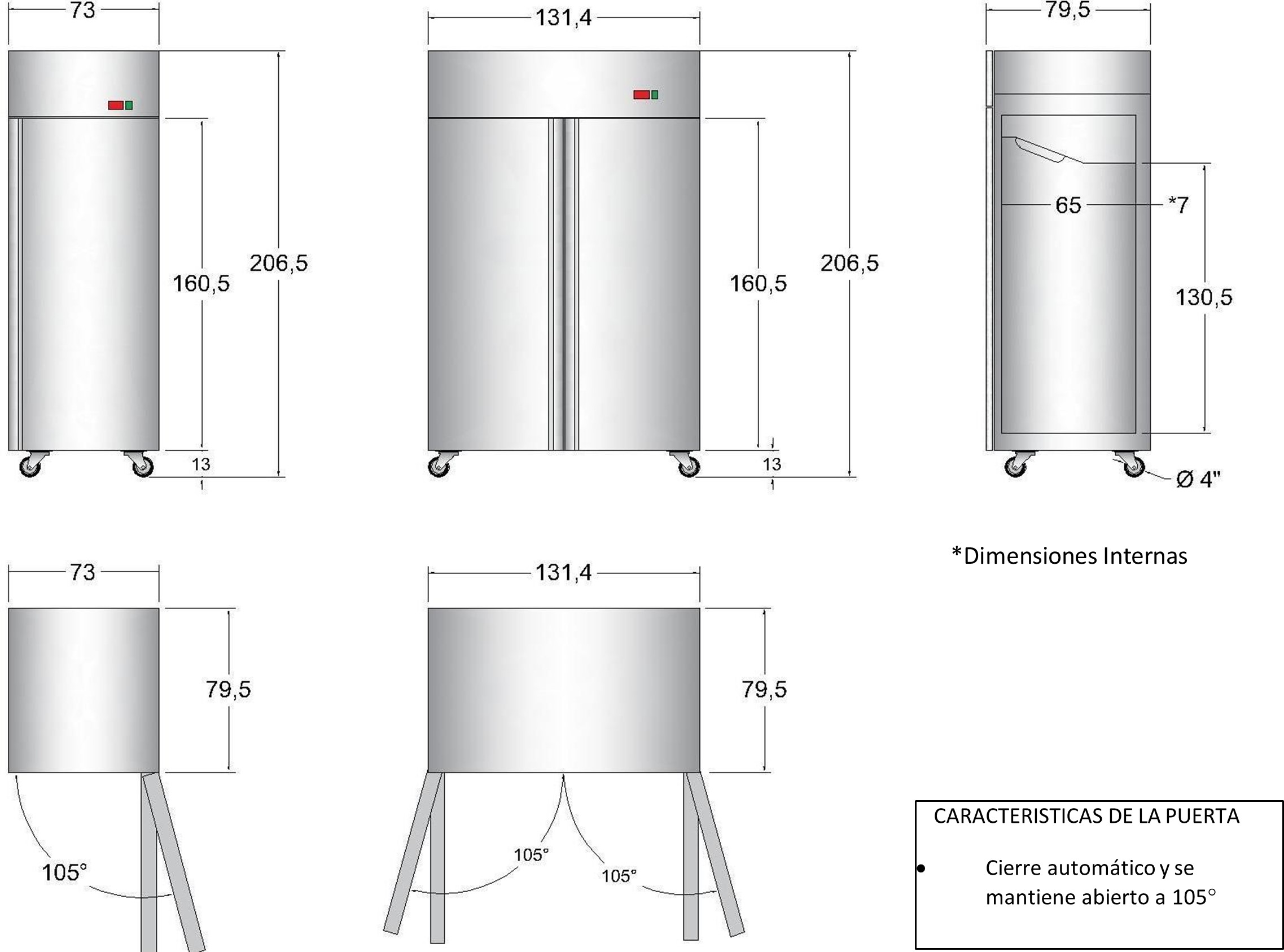 REFRIGERADOR VERTICAL 1 Y 2 PUERTAS – Image 6