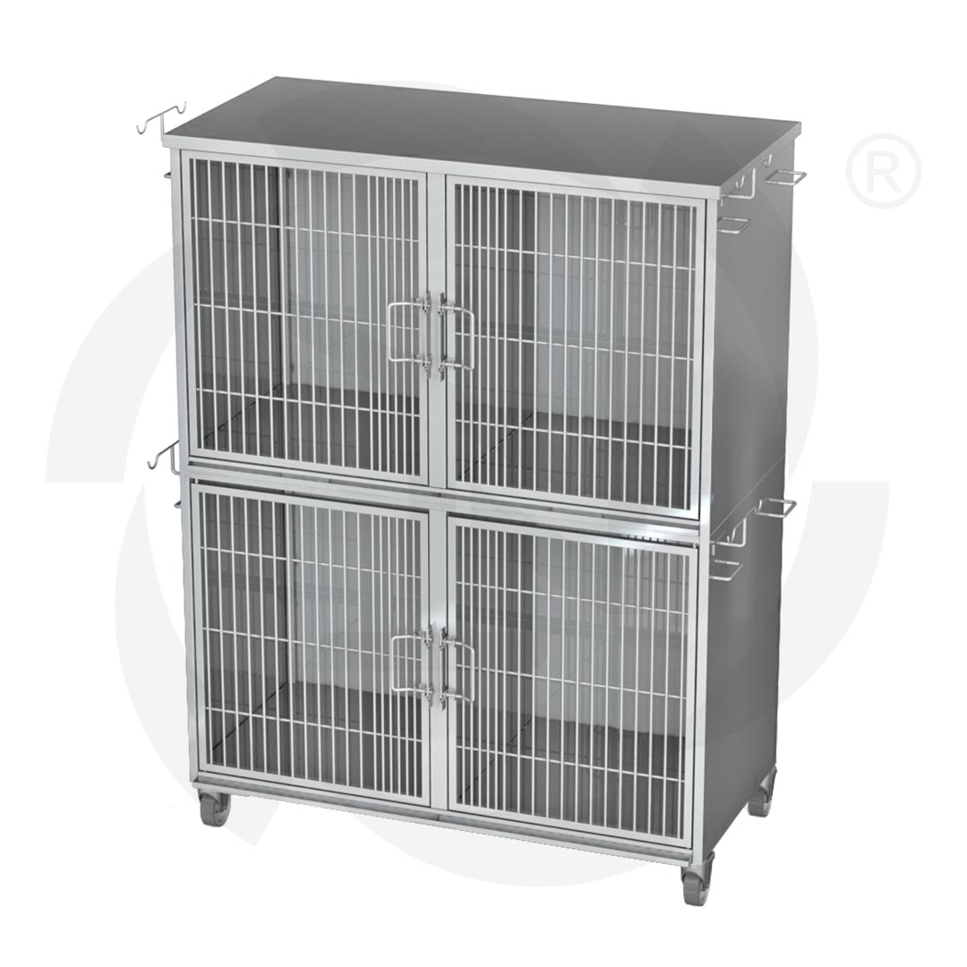 JAULA VETERINARIA EN ACERO INOXIDABLE – Image 1