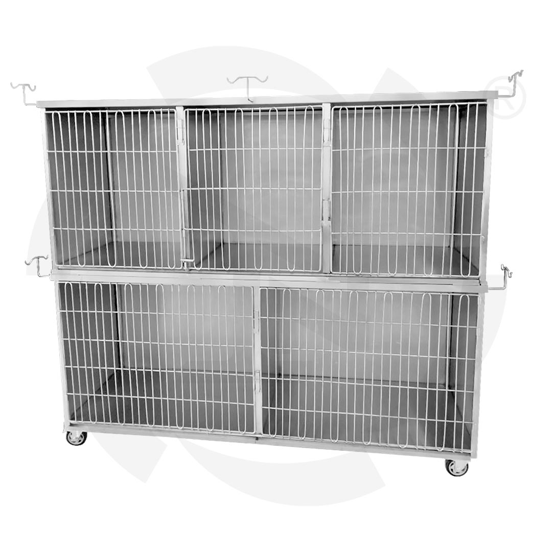JAULA VETERINARIA EN ACERO INOXIDABLE – Image 2