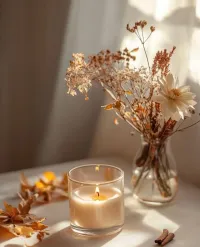 Glass Jar Candle – Image 1