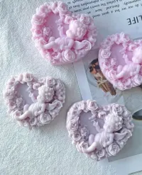 Angel-Shaped Candles – Image 1