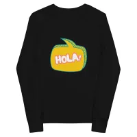 Youth long sleeve tee - Hola! 1 – Image 10