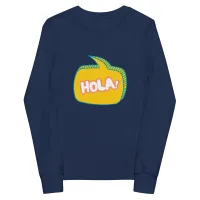 Youth long sleeve tee - Hola! 1 – Image 8