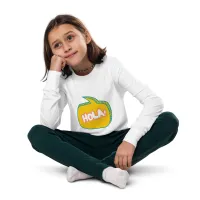 Youth long sleeve tee - Hola! 1 – Image 6