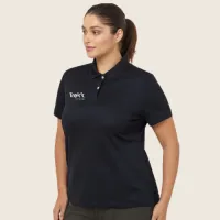 Womens' Polo Shirt - Black – Image 1