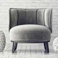 Luna Light Grey Chair – Image 1