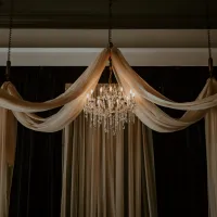 10'x14' Gold Voile Drape – Image 2