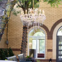 Chandelier 31" wide, 30" high – Image 3