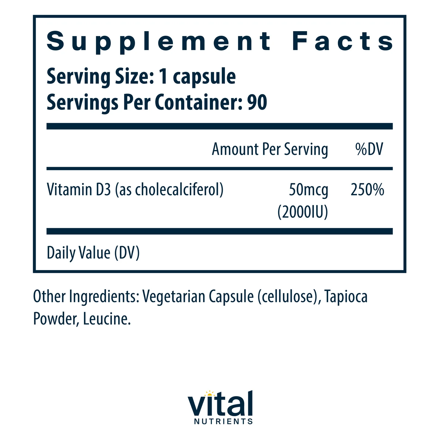 Vitamin D3 2000IU – Image 2