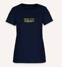 Travel is my Therapy Short sleeve Tee – Image 2