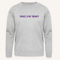 Travel is my therapy Sweatshirt – Image 1