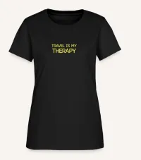 Travel is my Therapy Short sleeve Tee – Image 1