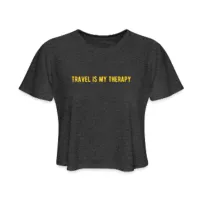 Travel is my Therapy Crop Top – Image 7