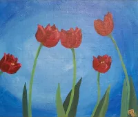 Spring Tulips - Artwork Puzzle – Image 1