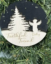 Faithful Friend ornament – dog