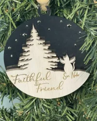 Faithful Friend ornament – cat