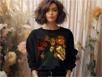 Killers Flippin The Bird – Medium, Black, Crewneck