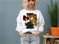 Killers Flippin The Bird – Large, White, Crewneck