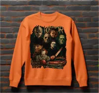 Horror – Large, Orange, Crewneck