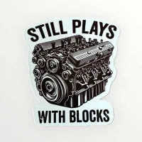Still plays with Blocks Sticker – Image 1