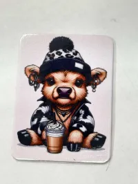 Fridge Magnet 2x3 – Emo Cow