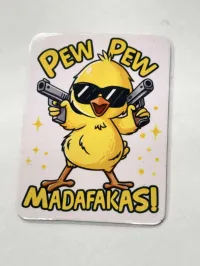 Fridge Magnet 2x3 – Pew pew