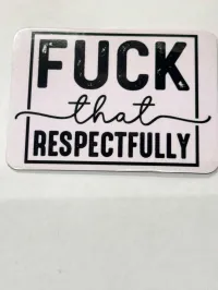 Fridge Magnet 2x3 – F that respectfully