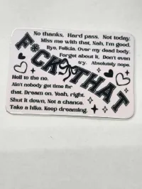 Fridge Magnet 2x3 – Ways to say F-That
