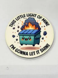 Wood Magnets 3 inches – This little light of mine