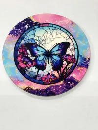 Wood Magnets 3 inches – Butterfly